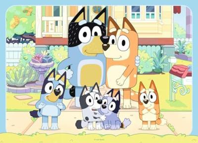 Ravensburger Puzzel Bluey 4x42 Stukjes Ravensburger Puzzel Bluey 4x42 Stukjes