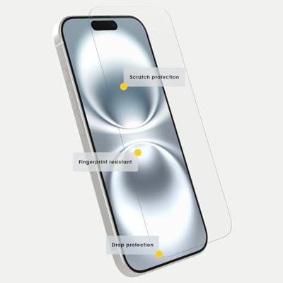Otterbox Glass 77-96171 Screenprotector (glas) Apple iPhone 16 Pro 1 stuk(s) Anti-vingerafdruk, Krasvast Otterbox Glass 77-96171 Screenprotector (glas) Apple iPhone 16 Pro 1 stuk(s) Anti-vingerafdruk, Krasvast