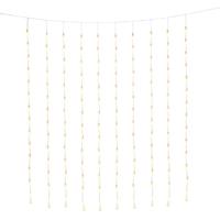 Konstsmide Lichtgordijn Buiten Energielabel: G (A - G) 140 LED Barnsteen (b x h) 1200 mm x 1400 mm - thumbnail