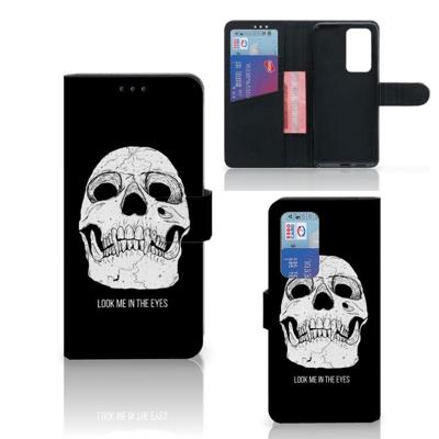 Telefoonhoesje met Naam Huawei P40 Pro Skull Eyes Telefoonhoesje met Naam Huawei P40 Pro Skull Eyes