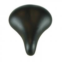 Dresco fietszadel Basic 21 x 27 cm synthetisch/foam zwart - thumbnail