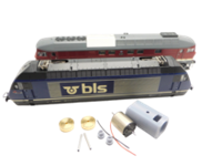 micromotor HR018C motor ombouwset voor Roco BR 101, Ludmilla, BR 130, BR 132, BR 142, u.a. - thumbnail