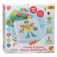Playgo constructieset mozaïek - 180dlg. - thumbnail