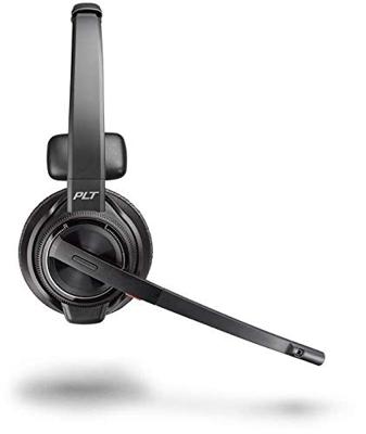 Plantronics Savi Bluetooth DECT-headset, mono, gecertificeerd voor Skype for Business, zwart