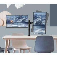 Techly ICA-LCD 482-D 31 Zwart flat panel bureau steun - thumbnail