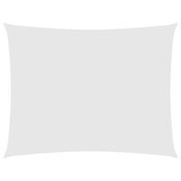 Zonnescherm rechthoekig 5x7 m oxford stof wit - thumbnail