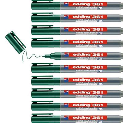 Whiteboardmarker edding 361 rond 1mm groen | 10 stuks