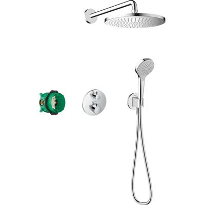 Hansgrohe Croma 280 1jet inbouw doucheset met Ecostat S, chroom Hansgrohe Croma 280 1jet inbouw doucheset met Ecostat S, chroom