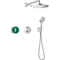 Hansgrohe Croma 280 1jet inbouw doucheset met Ecostat S, chroom - thumbnail