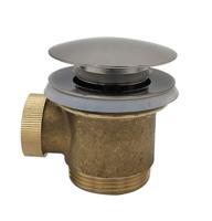 Losse Clickwaste Wiesbaden Luxe Compleet 5/4 tbv Vrijstaand Bad Geborsteld Staal - thumbnail