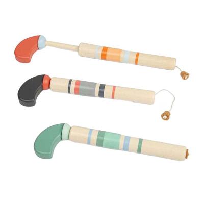 Bigjigs houten pistool met kurk