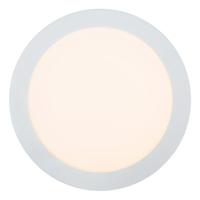 Lucide BRICE-LED - Plafonnière Badkamer - Ø 24 cm - LED Dimb. - 1x15W 3000K - IP44 - Wit - thumbnail