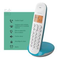 Logicom ILOA 150 Draadloze vaste telefoon zonder antwoordapparaat - Solo - Analoge & DECT-telefoons - Turquoise - thumbnail