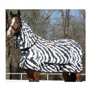 Bucas Sweet-itch Zebra deken zwart/wit maat:195