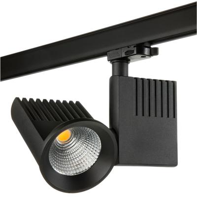 SG Zip Pro Railspot 36W LED 3000K 2770 lm 15° mat zwart 3-fase