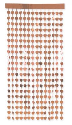 Deurgordijn Hartjes Roségoud