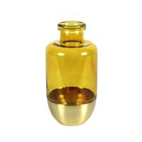 Countryfield vaas naomi mosterdgeel 25 cm | 4 stuks - thumbnail