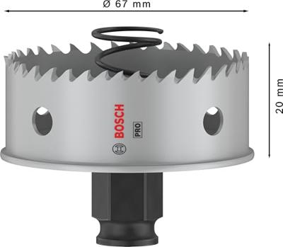 Bosch Accessories 2608594461 2608594461 Gatenzaag 67 mm 1 stuk(s) Bosch Accessories 2608594461 2608594461 Gatenzaag 67 mm 1 stuk(s)