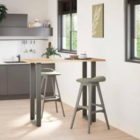 Bartafelpoten 2 st U-vormig 40x(110-111) cm staal antraciet - thumbnail