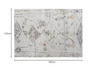 Tapijt DKD Home Decor Wit Arabisch (120 x 180 x 0,75 cm) - thumbnail