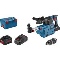 Bosch Professional GBH 18V-26 F Accu combihamer SDS-Plus 2,6J + snelwisselboorkop + stofafzuiging 18V 5.5Ah in L-Boxx - 061191000G - thumbnail
