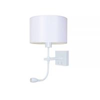 Artdelight Wandlamp Quad incl. kap Ø 20 cm wit - thumbnail