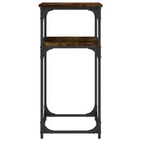 Wandtafel 75x35,5x75 cm bewerkt hout gerookt eikenkleurig - thumbnail