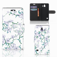 Huawei Ascend Y550 Uniek Hoesje Blossom White - thumbnail