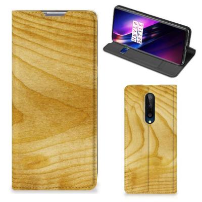 OnePlus 8 Book | Wallet Case | Licht Hout OnePlus 8 Book | Wallet Case | Licht Hout