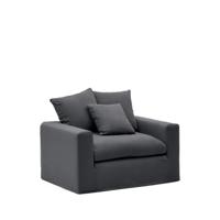 Kave Home Loveseat 'Nora' kleur Antraciet - thumbnail