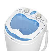 Mesko Home MS 8053 wasmachine Bovenbelading 3 kg Blauw, Wit - thumbnail