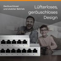 Zyxel GS-108BV5-EU0101F netwerk-switch Unmanaged L2 Gigabit Ethernet (10/100/1000) - thumbnail