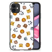 Back Case voor iPhone 11 Dieren Emojis - thumbnail