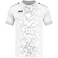 JAKO 4241K Shirt Pixel Km Kids - Wit - 128 - thumbnail