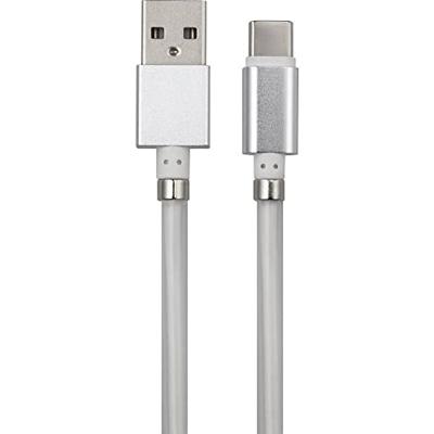 Renkforce USB-kabel USB 2.0 USB-A stekker, USB-C stekker 2.00 m Wit Vergulde steekcontacten TO-6895311