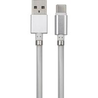 Renkforce USB-kabel USB 2.0 USB-A stekker, USB-C stekker 2.00 m Wit Vergulde steekcontacten TO-6895311 - thumbnail