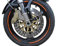 Tape voor wielen Foliatec Oranje - thumbnail