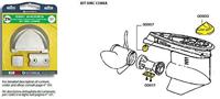TEN00907 - ZINK KUBUS ANODE OMC/JOHNSON/EVINRUDE Bombardier - thumbnail