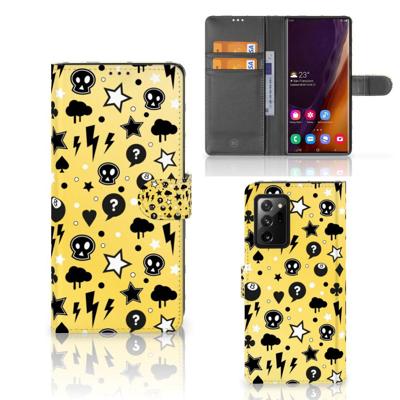 Telefoonhoesje met Naam Samsung Galaxy Note20 Ultra Punk Geel Telefoonhoesje met Naam Samsung Galaxy Note20 Ultra Punk Geel