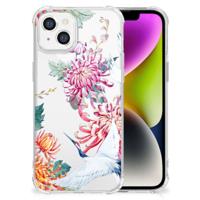iPhone 14 Case Anti-shock Bird Flowers - thumbnail