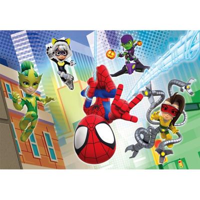 Clementoni legpuzzel super color spidey and his amazing friends 2x60st.