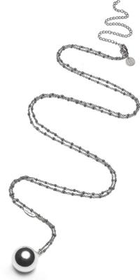 Proud MaMa Zwangerschapsketting Babybel Ketting Mother Fine silver/gri