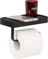 Ben Mykanto toiletrolhouder 18,8x10x9cm mat zwart - thumbnail