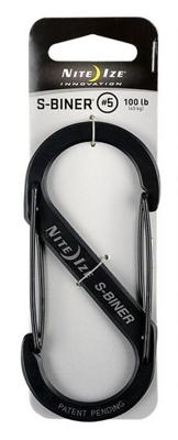 NITE Ize NI-SB5-03-01 Karabijn S-Biner Gr. 5 111 mm x 49 mm 1 stuk(s) NITE Ize NI-SB5-03-01 Karabijn S-Biner Gr. 5 111 mm x 49 mm 1 stuk(s)