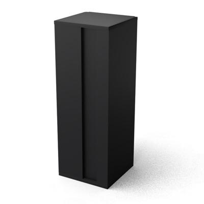 Collu Brievenbus Zwart 350 x 350 x 1000 mm Geroba - Geroba