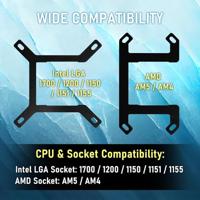 BITFENIX Cube AIO 360 (Wit) - Waterkoeling AIO - 3x120mm - thumbnail