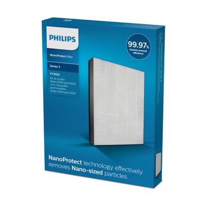 Philips 2000 series Vangt 99,97 % van de deeltjes, NanoProtect-filter
