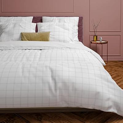 Heckett & Lane Heckett & Lane Diamante Dekbedovertrek 140 White