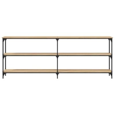 Wandtafel 200x29x75 cm bewerkt hout sonoma eikenkleurig