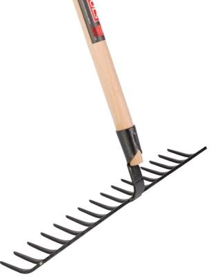 Tuinhark gesmeed 16 tands met steel 160cm